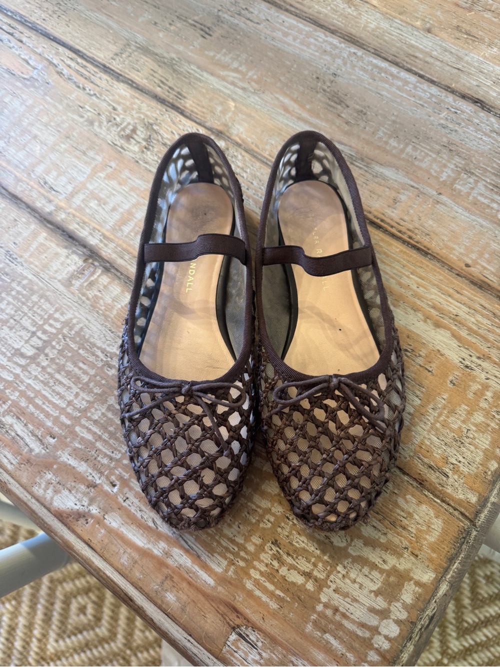 Loeffler Randall brown ballet flat. Size 7. Good condition